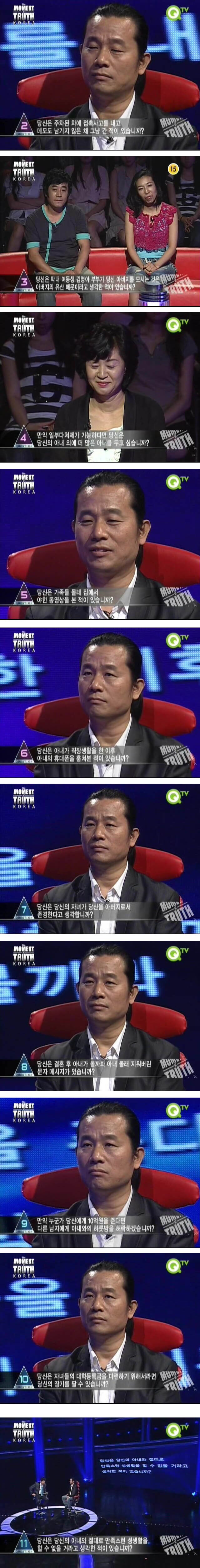 질문에 진실만을 대답한다면 1억을 주는 퀴즈쇼 | 인스티즈