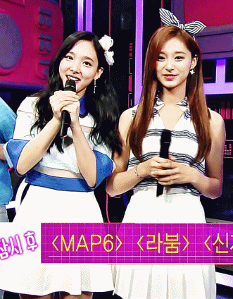 [트와이스] 같이 MC봤었던 나연-쯔위 움짤 모음.gif | 인스티즈