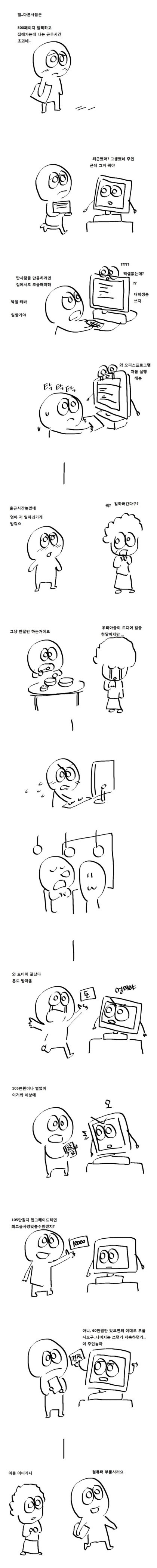 말하는 컴퓨터 (만화,눈물주의) | 인스티즈