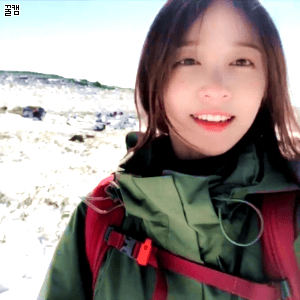 혼자 한라산 등산한 하니.gif | 인스티즈