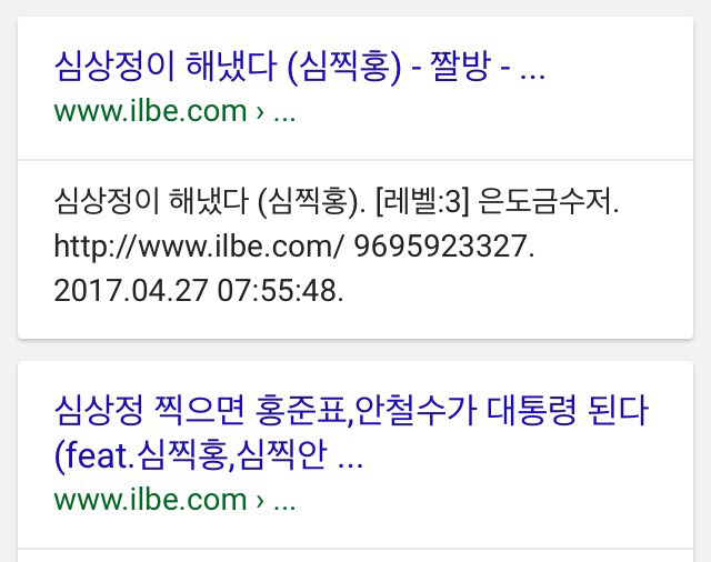 심상정 찬양하는 일베사이트 일베충들.jpg | 인스티즈