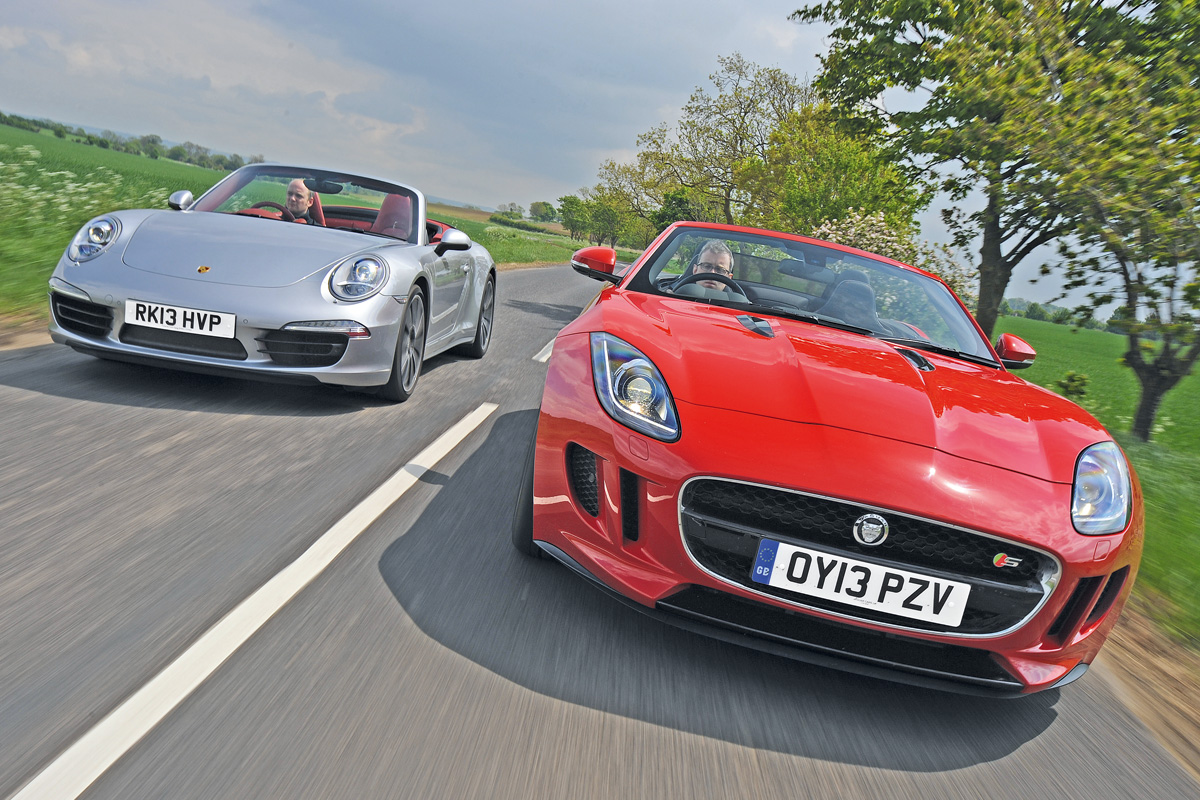 포르쉐 911 카레라 vs 재규어 F-Type | 인스티즈