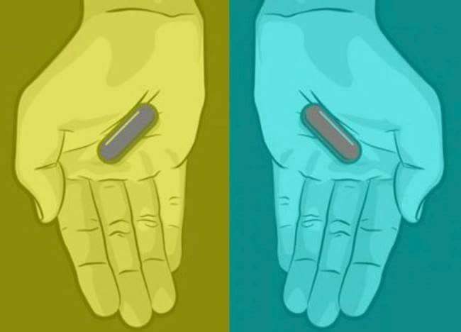 손바닥위 알약이 무슨색으로 보이시나요? | 인스티즈