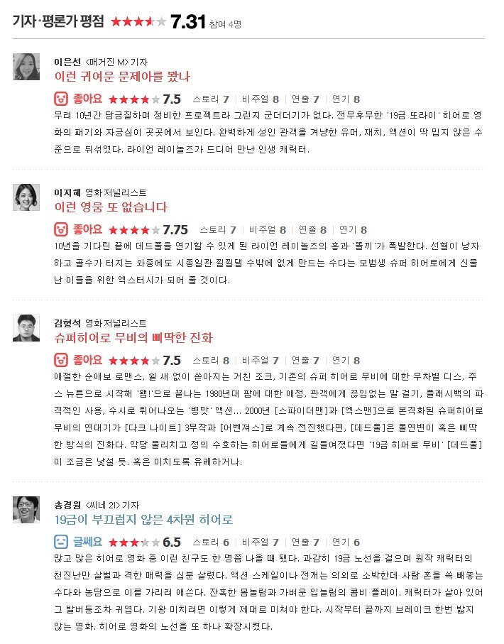 17일 개봉작 6편 기자, 평론가 평점 | 인스티즈
