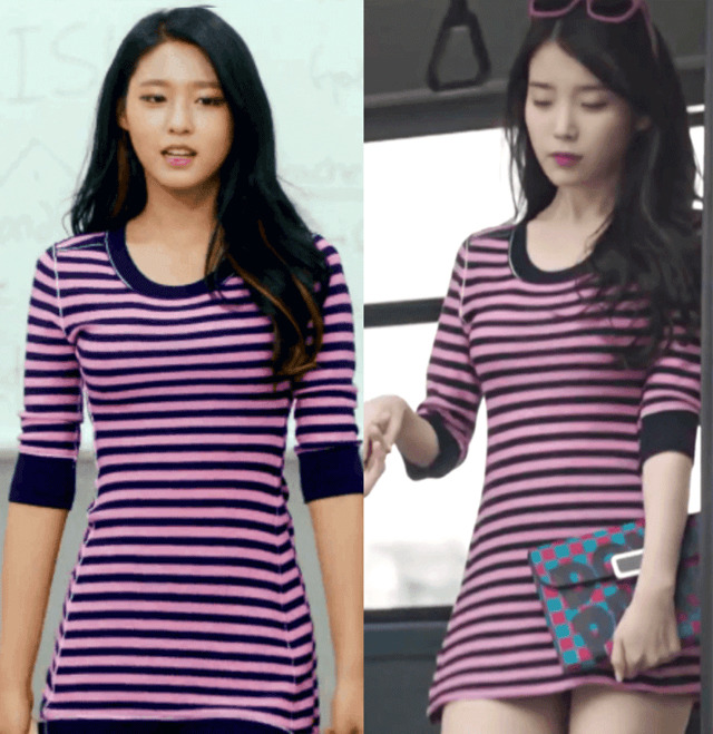 같은 의상 입은 아이유 vs 설현 | 인스티즈
