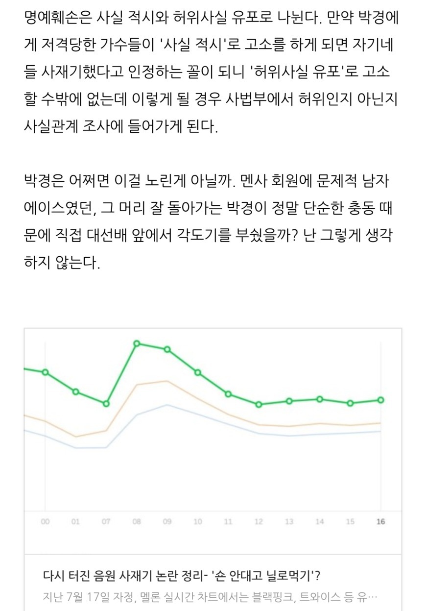 박경이 실명 거론하면서까지 하면서 저격한 이유 | 인스티즈