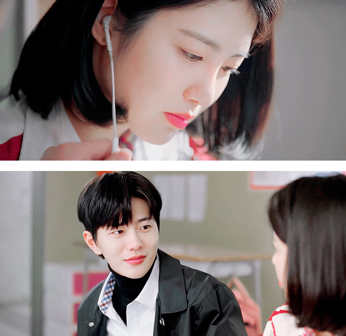 기억해..? 복도에서 떠들다.. 같이 혼나던 우리 둘... 기억 조작이 따로 없는 하이틴 웹드 | 인스티즈