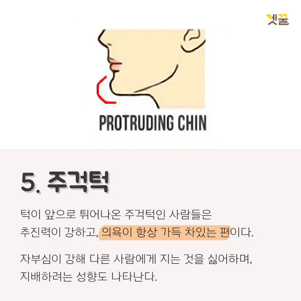 아래턱 모양으로 알 수 있는 6가지 성격 유형....jpg | 인스티즈
