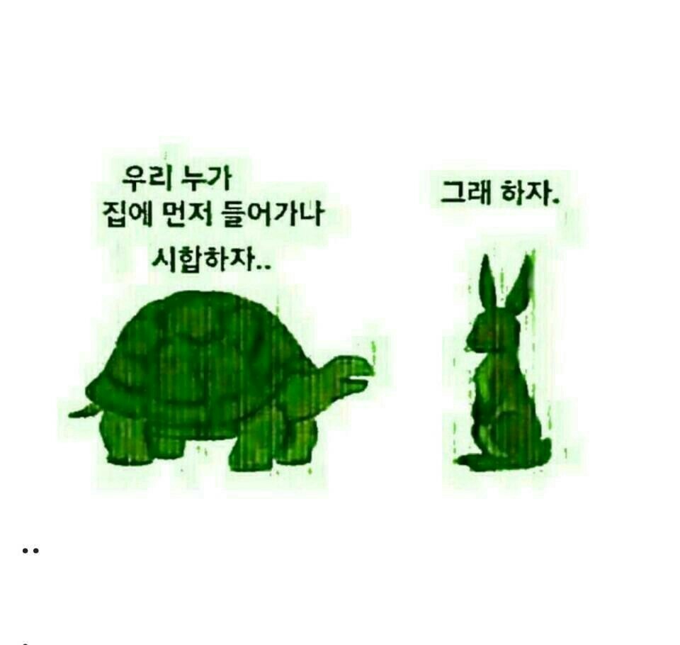 토끼와거북이 이미지