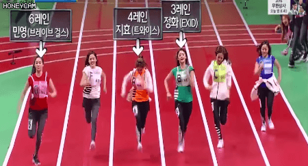 러블리즈의 절망스러운 달리기 실력.gif | 인스티즈