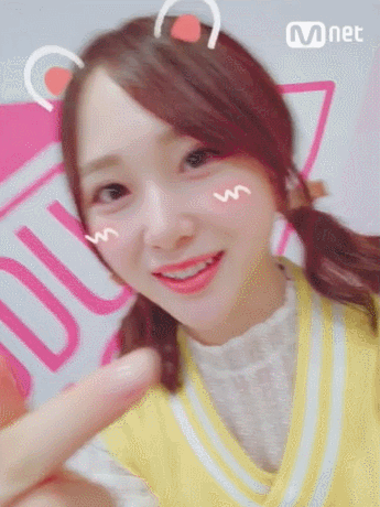 [프듀48] 윙크요정 타카하시 쥬리.gif | 인스티즈