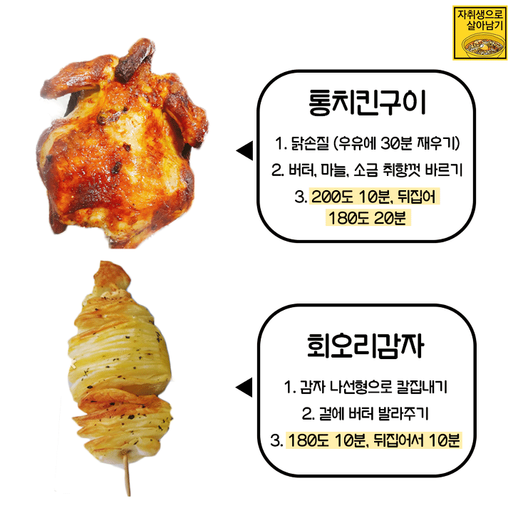 에어프라이어로 만드는 따끈따끈 겨울간식! | 인스티즈