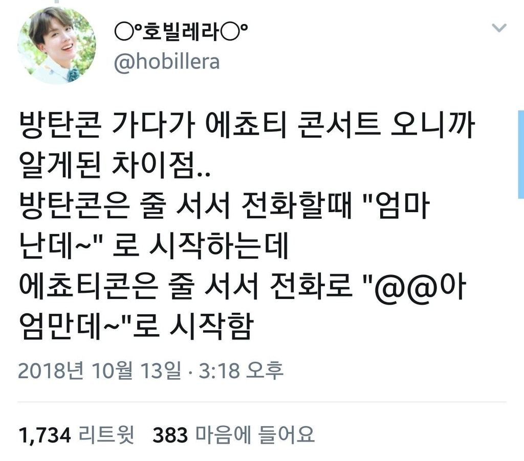 방탄콘서트와 에쵸티콘서트의 차이점 | 인스티즈