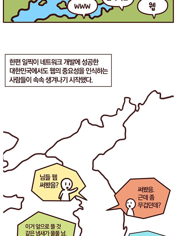 한국 IT 역사 2화: 웹 기술의 등장과 웹 코리아.Manhwa | 인스티즈