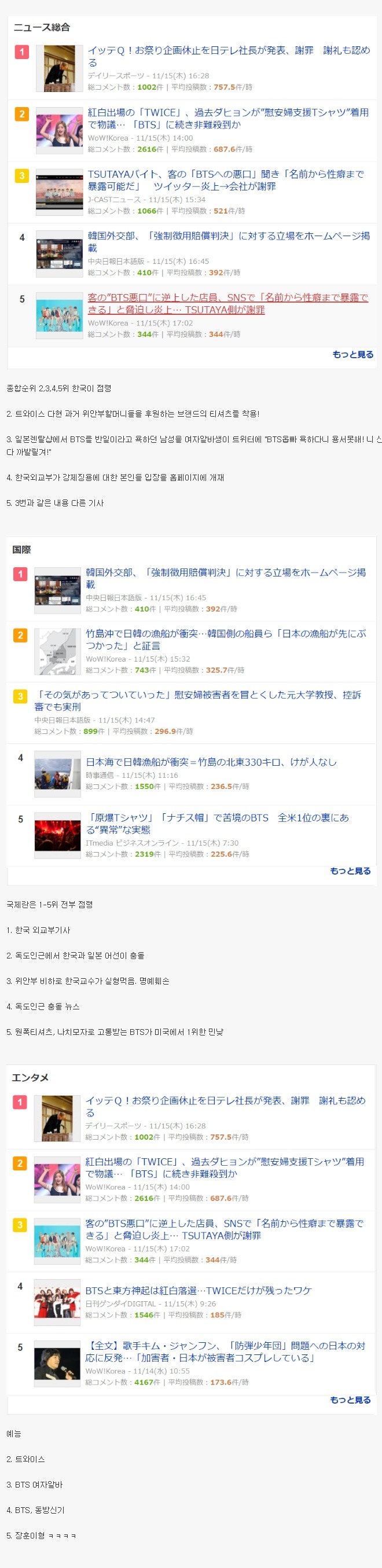 이제 한국 없이는 살 수 없게 된 일본 | 인스티즈