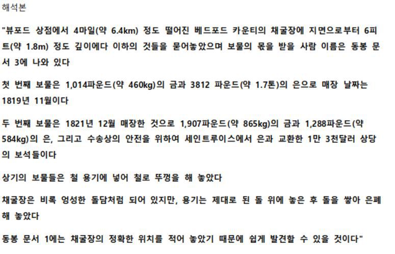 [실화] 200년동안 풀리지 않고 있는 보물 지도 암호문 | 인스티즈