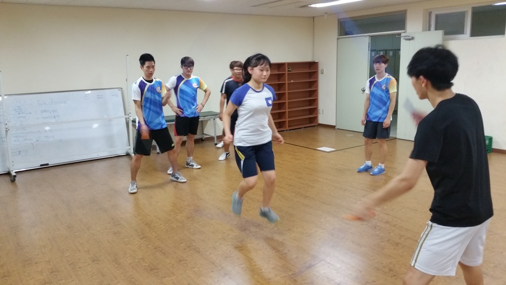 중,고등 학생 합동 훈련사진1 - 공지사항 - 경민대학교줄넘기아카데미 중,고등 학생 합동 훈련사진1